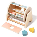 Baby Wooden Hand Bell Rattle Montessori Sensory Grasp & Teething Toy