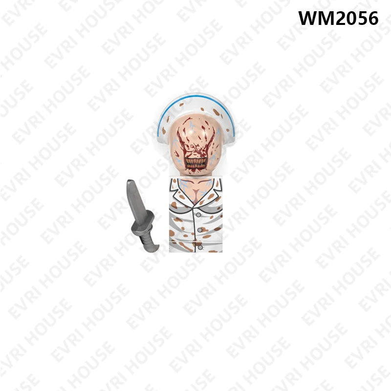 Horror Movie Mini Building Block Dolls Action Figures Bricks Assembly Assembly Toys for Children
