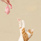 Interactive Luminous Plush Mouse Cat Toy for Indoor Hunting Play
