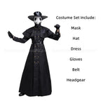 Plague Doctor Costume – Medieval Hooded Robe Cosplay Set