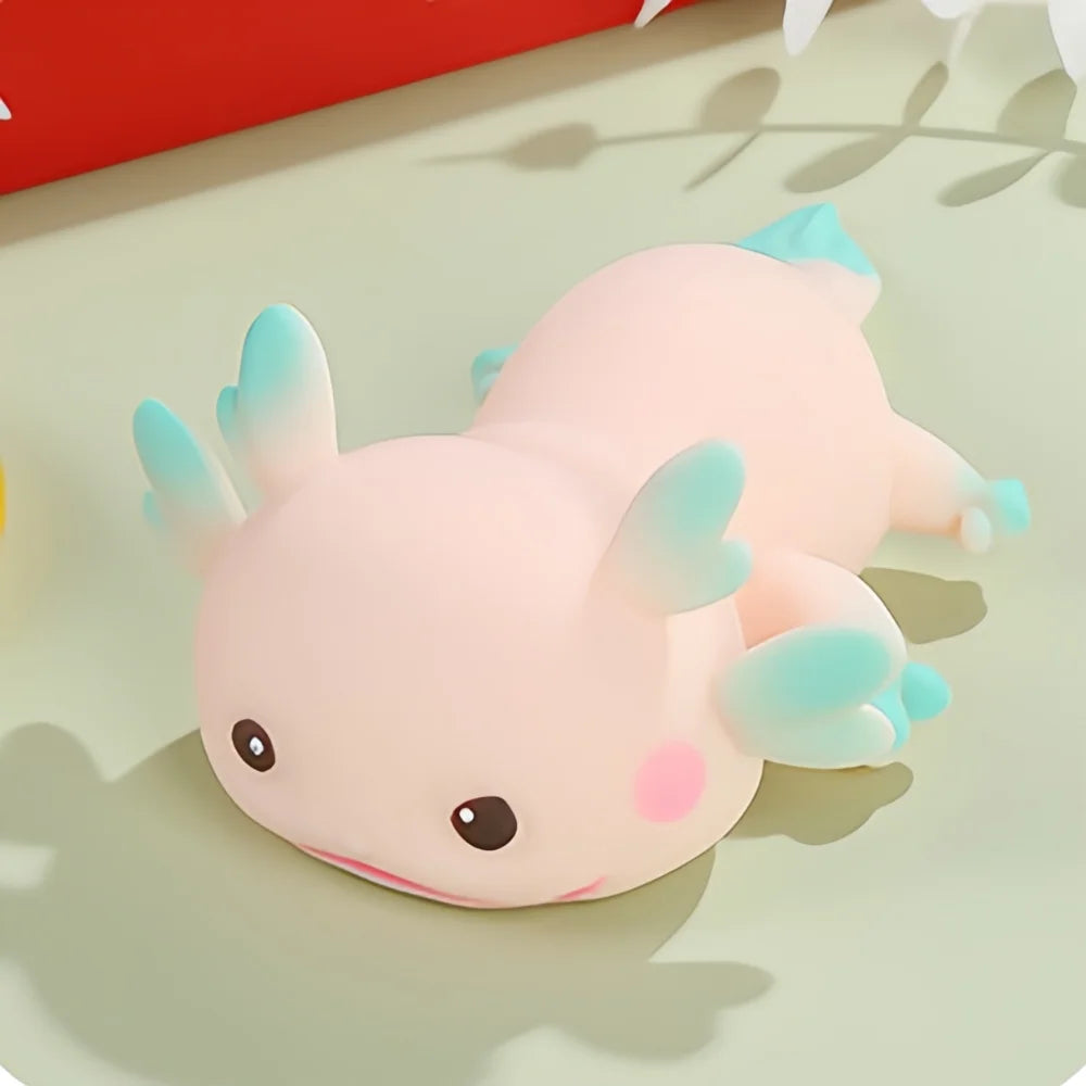 Cute Axolotl Squishy Squeeze Fidget Toy for Stress Relief Kids