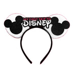 Mouse Ears Sequin Bow Cosplay Headband for Women & Adults