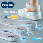 EVA Material Invisible Height Increase Insoles For Shoes Breathable Shock Absorption Comfortable For Women Men