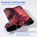 40x90cm Gaming Samurai Oni Mouse Pad Japan Mask Girl Deskmat Large Gamer Professional Premium Mousepad Speed Control Accessories