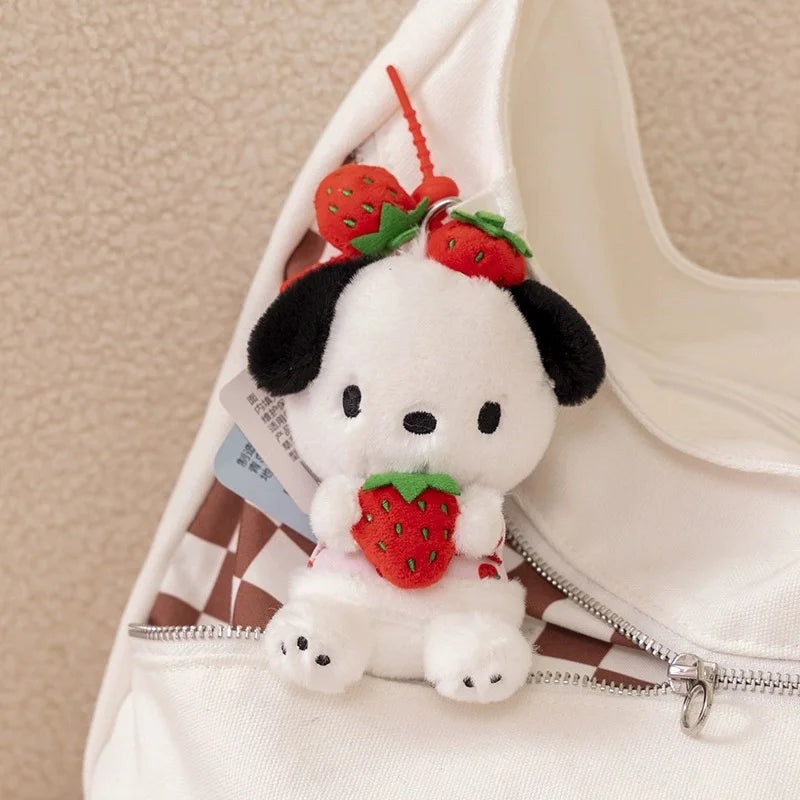 Sanrio Hello Kitty & Kuromi Plush Keychain Bag Charm
