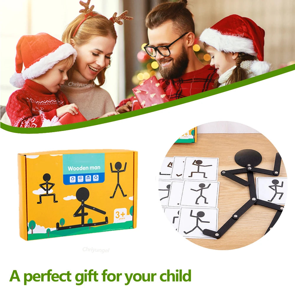 Montessori DIY Puzzle Board Educational Learning Toy for Kids