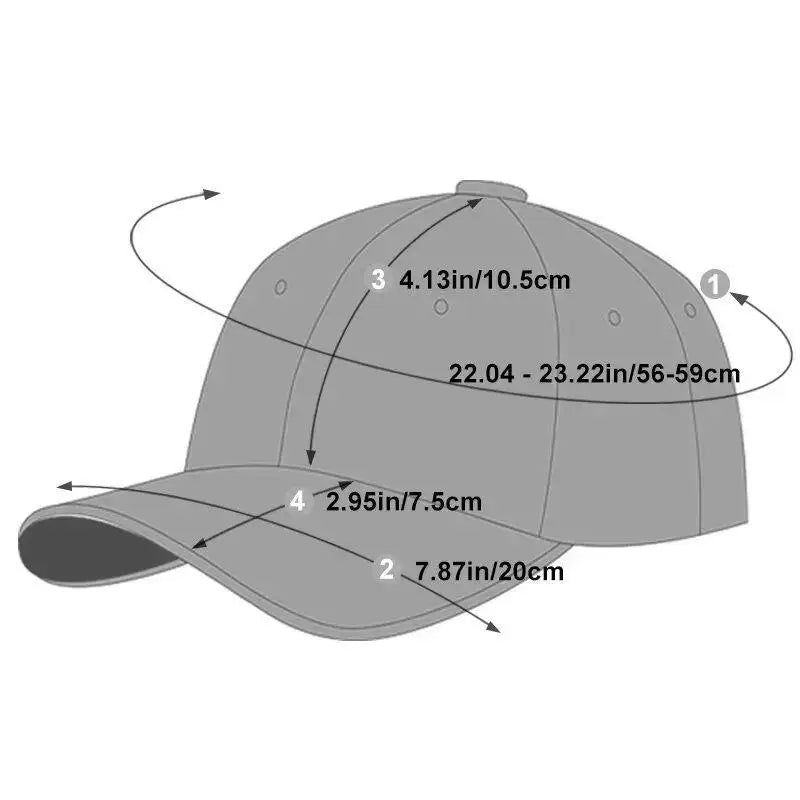 Letter A Embroidery Baseball Cap for Unisex Casual Outdoor Style
