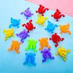 20PCS Colorful Jumping Frog Bouncing Toy Set for Kids