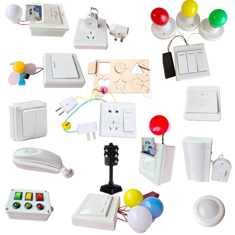 Montessori LED Busy Board Interactive Learning Toy