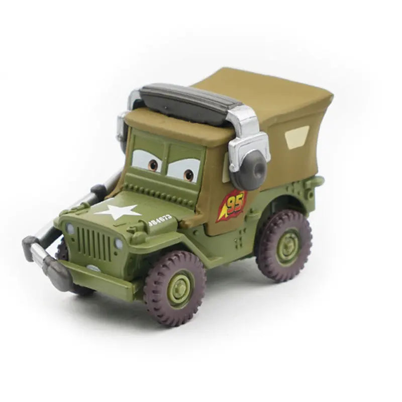 Pixar Cars Scarcity Version Lightning McQueen Curz Ramirez Tex Dinoco Sarge Metal Diecast Vehicle Model Toys Kid Boy Gift