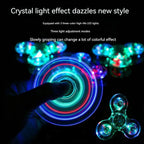 LED Luminous Fidget Spinner Glow Stress Relief Hand Toy
