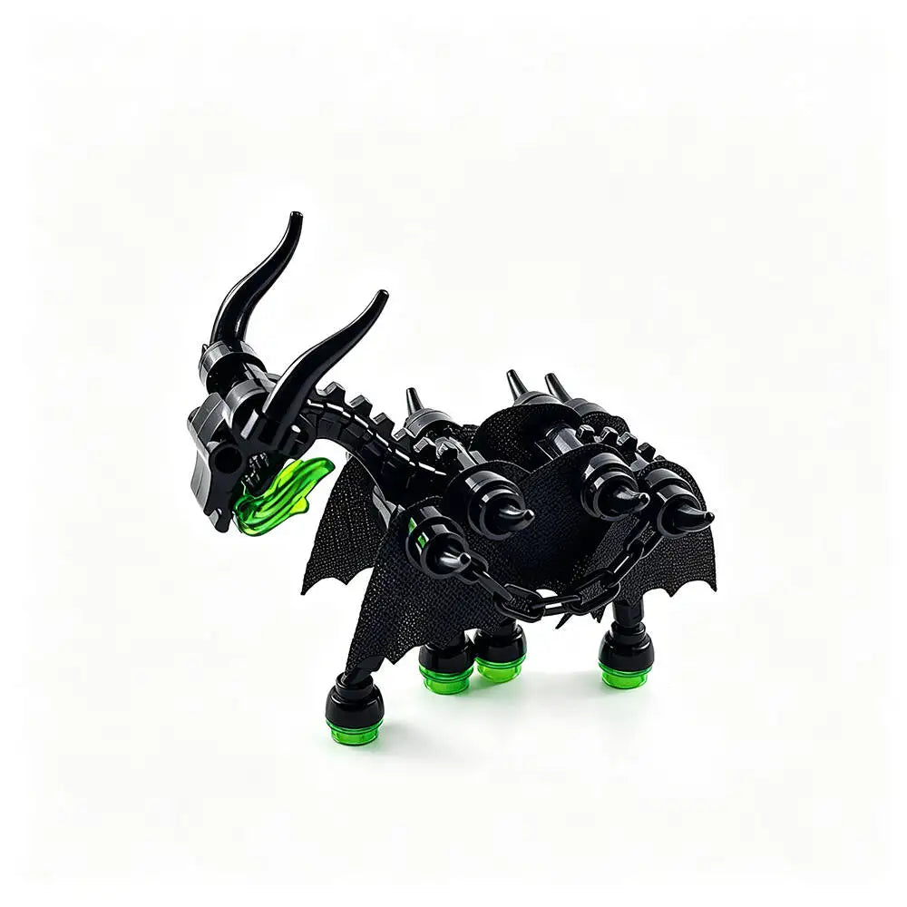 MOC Halloween Skeleton Army Mini Doll Building Blocks DIY Assembled Building Blocks Character Doll Skeleton Horse Ornaments Toy