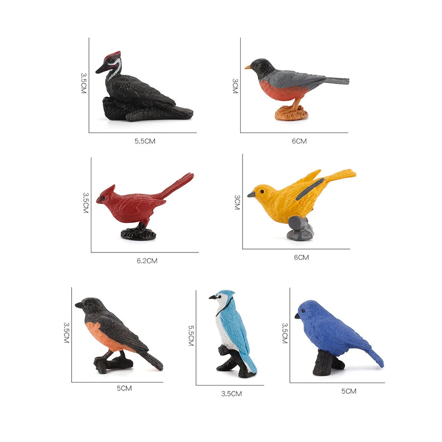 Mini Farm & Wildlife Animal Figurine Set