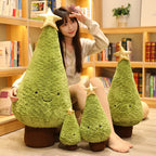 Christmas Tree Plush Toy Pillow – Cute Festive Stuffed Cushion