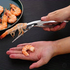 Stainless Steel Shrimp Deveiner – Ergonomic Fishbone Seafood Preparation Tool
