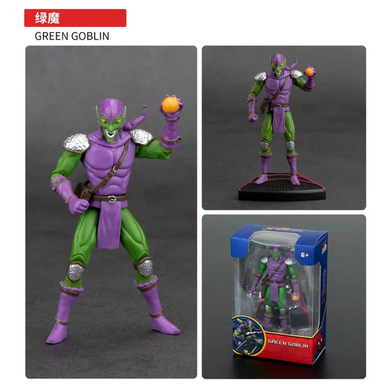 ZD Original Spider Man 4inch GREEN GOBLIN Doctor Octopus VENOM Action Figures MILES GWEN ELECTRO SCARLET SPIDER 2099 RHINO Toys