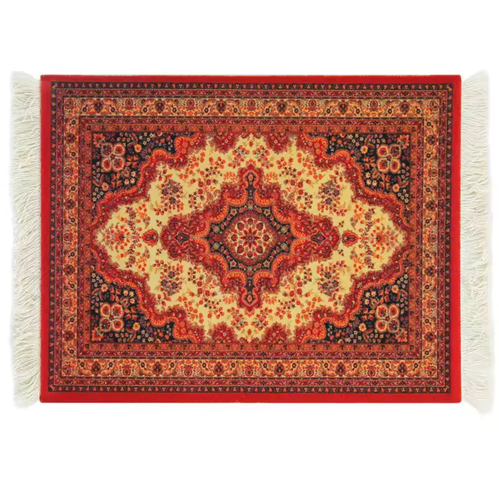 Mousepad Meal Mat Persian Carpet Style Rubber Anti-slip Durable Printing Rectangle Gaming Mouse Pads Coaster