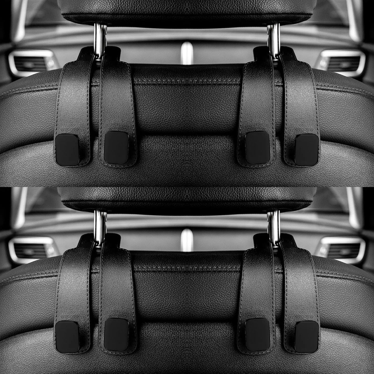 Car Headrest Hooks Hanger for Bags Seat Back Organizer Holder Clips Auto Fastener Hooks Car St