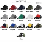 Custom Logo 5 Panel Mesh Baseball Cap for Outdoor Branding
