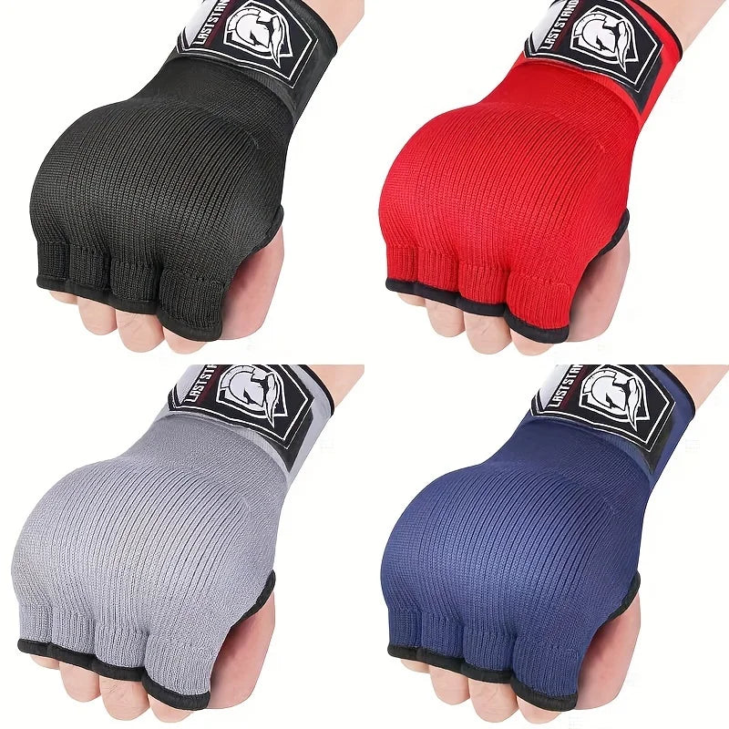 MMA Half Finger Gel Boxing Inner Gloves with Wrist Support
