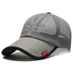 Summer Embroidered Mesh Baseball Cap for Sun Protection