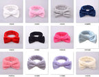 Coral Fleece Bow Spa Makeup Headband for Women