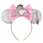 Sequin Mouse Ears Bow Headband for Women & Girls