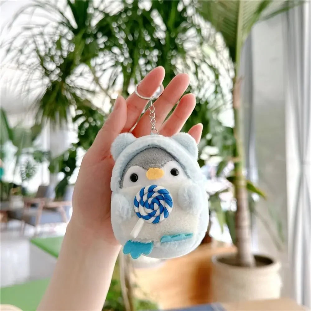 Cute Penguin Plush Keychain Bag Charm for Girls and Kids Gift