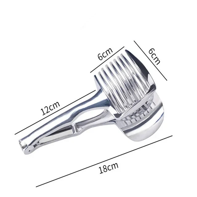 Stainless Steel Fruit Slicer Clip for Tomato, Onion and Citrus