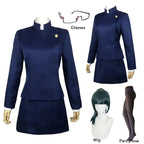 Maki Zenin Cosplay Costume – Anime Uniform Full Set with Wig & Glasses