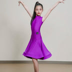 Latin Dance Fringe Dress Customized Tango ChaCha Samba Performance Costumes for Adult and Children's Latin Competition Clothing