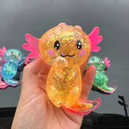 Colorful Salamander Maltose Fidgets Toys Squishy Malt Sugar Stretchy Axolotl Fun Squeeze Birthday Supplies Anti-Anxiety Gift
