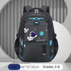 Kids Astronaut Waterproof School Backpack