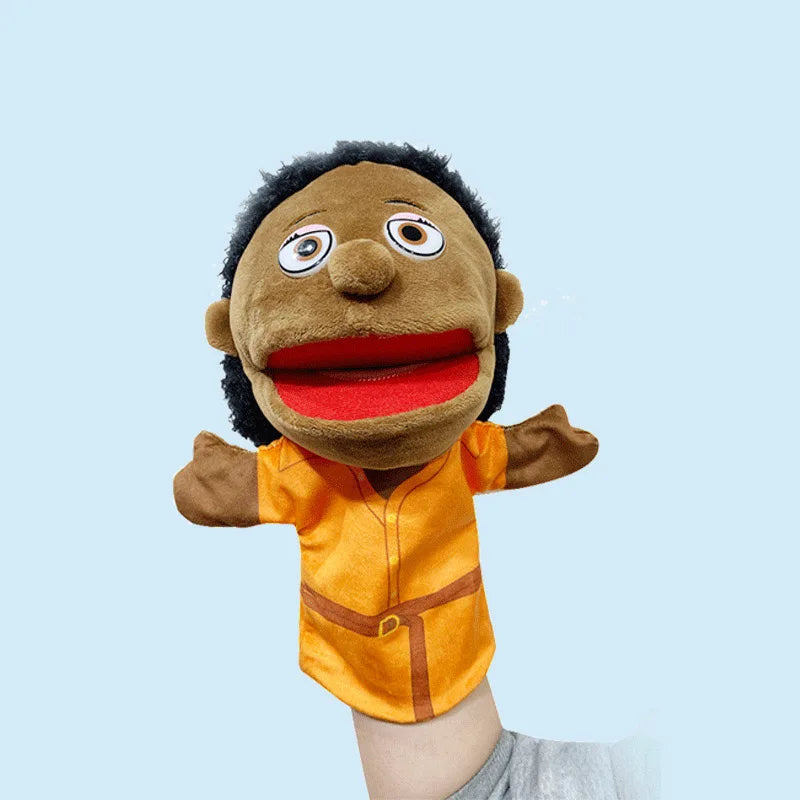 Family Hand Puppet Dolls – Plush Educational Role Play Toy