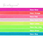 BRISTLEGRASS 2 5 10 Yard 5/8" 15mm Solid FOE Shiny Fold Over Elastic Spandex Satin Band Hair Tie Headband Dress Sewing Lace Trim