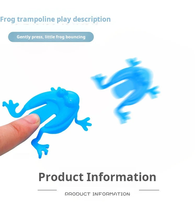 20PCS Colorful Jumping Frog Bouncing Toy Set for Kids