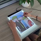 LED Drawing Copy Pad 3-Level Dimmable Light Tracing Board for Kids