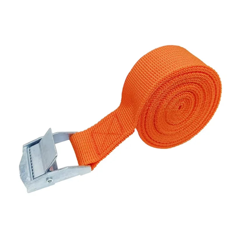 3M Cargo Straps With Buckle Tie-Down Belt for Motorcycle Car Bicycle Metal Tow Rope Strong Ratchet Fixing Belt for Luggage Bag