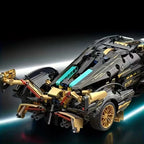 1690PCS Green Racing Car Building Blocks – DIY Model Kit