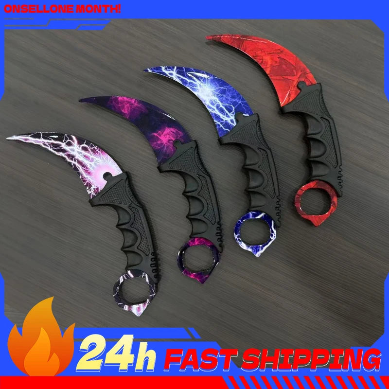 Sakura Karambit Toy – Cosplay Prop & Decorative Claw Model
