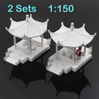 Chinese Pavilion Miniature Railway Model Kit – 2 Piece Set