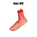 Horror Halloween Decoration Lifelike Bloody Severed Limbs Set Terrifying Fake Body Parts for Haunted House Prank Party