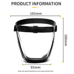 Transparent Kitchen Face Shield Anti-Fog Protective Visor for Cooking