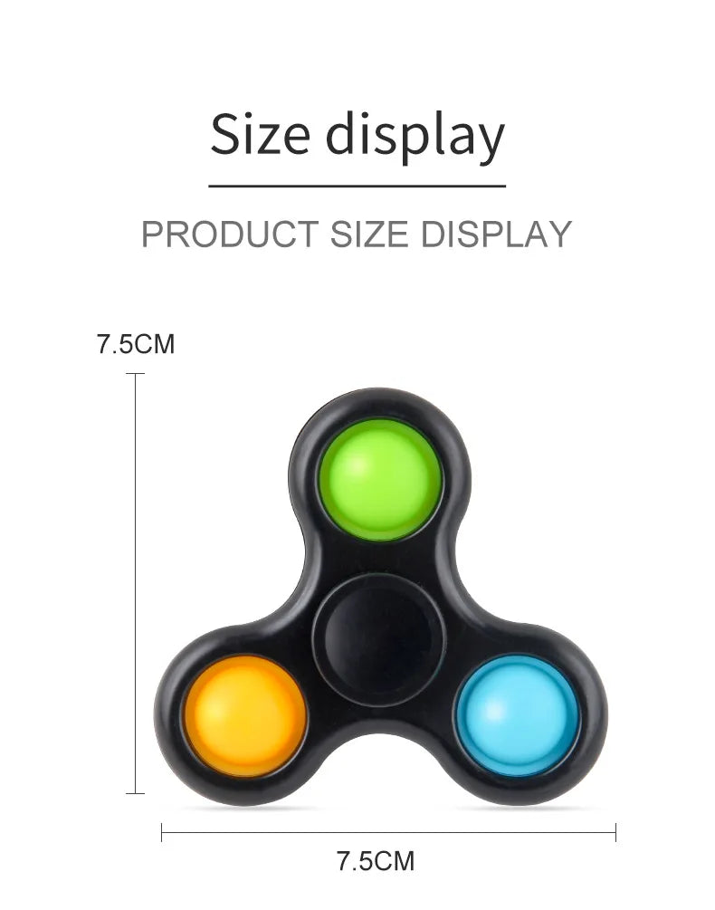 Multi-Color Hand Fidget Spinner Toy