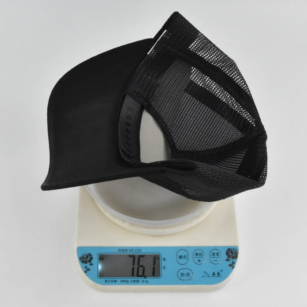 Custom Logo 5 Panel Mesh Baseball Cap for Outdoor Branding