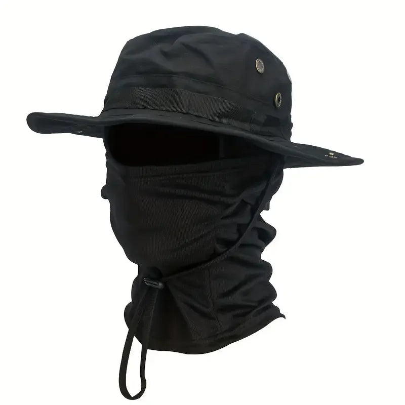 Camouflage Boonie Outdoor Hunting Hat with Wide Brim Protection
