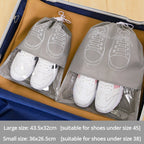 5PCS Waterproof Shoe Storage Bag Set Large Capacity Travel Organizer Pouch