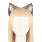 Unisex Cute Cartoon Dog for Cat Ears Shape Headband Multi Color Hair Hoop Makeup Live Broadcast Christmas Party Headpiec