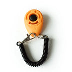 Dog Training Clicker Pet Cat Plastic New Dogs Click Trainer Aid Tools Adjustable Wrist Strap Sound Key Chain Dog Supplies