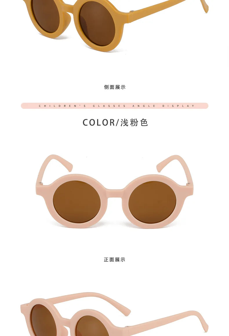 Round UV400 Baby & Kids Sunglasses for Ages 1–7